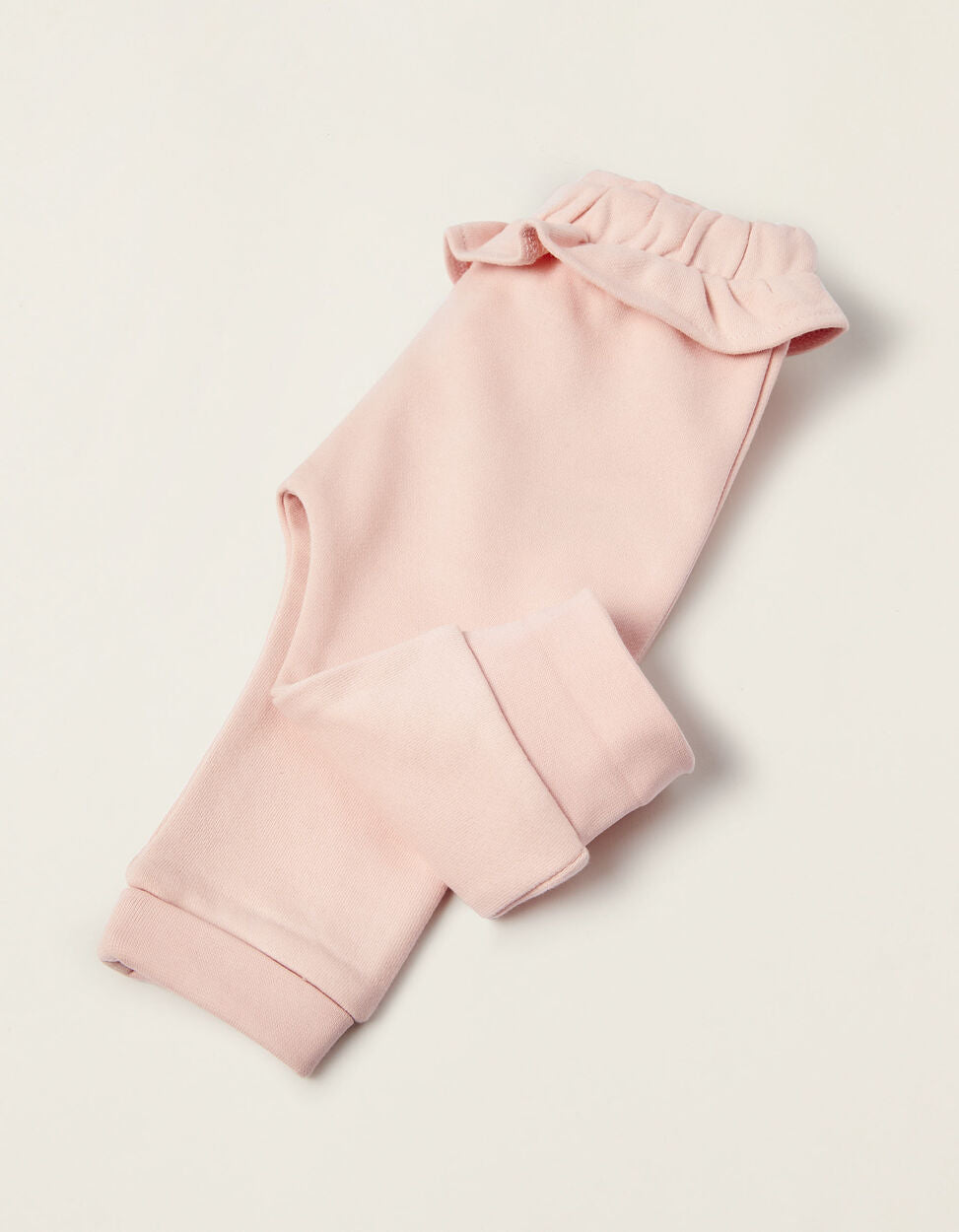 Pantaloni in cotone per neonata