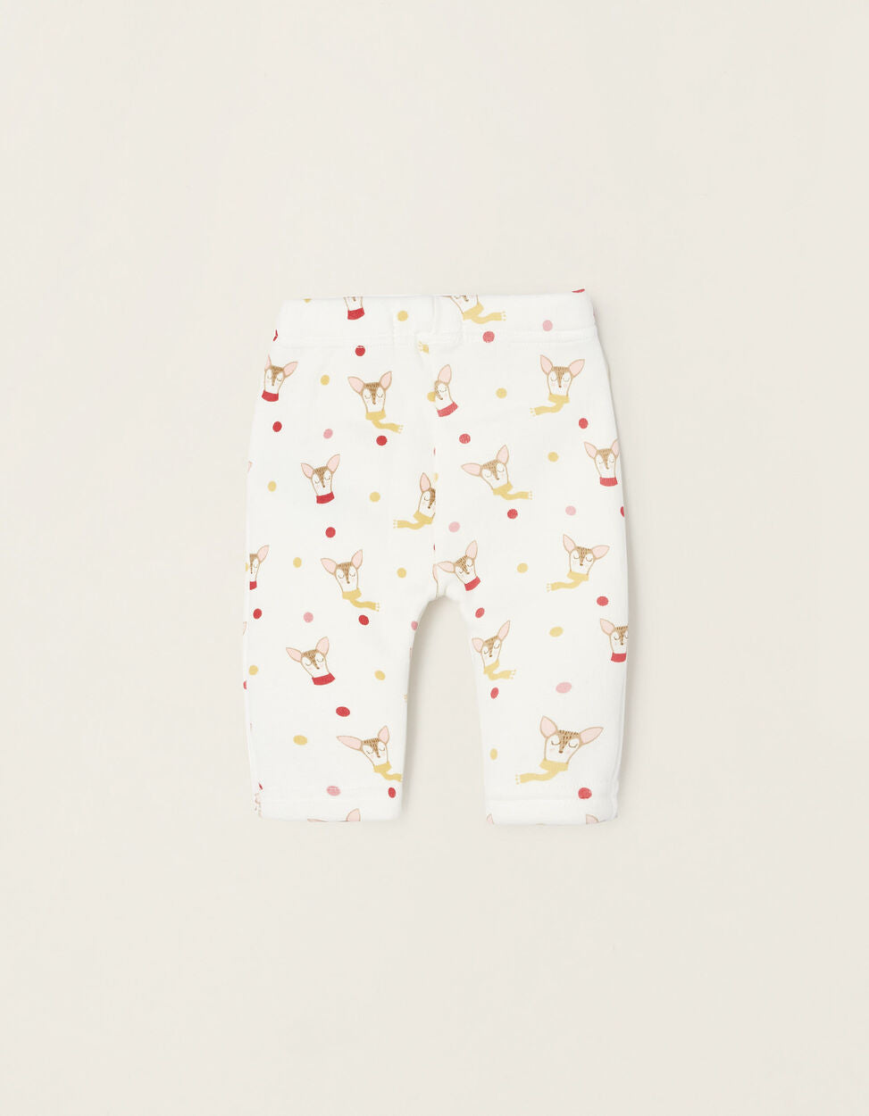 Pantaloni Termici fantasia volpe per neonata